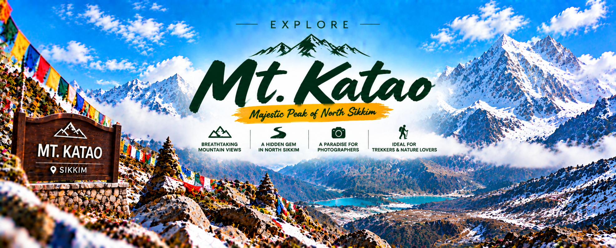 Mt Katao Snow Peaks North Sikkim