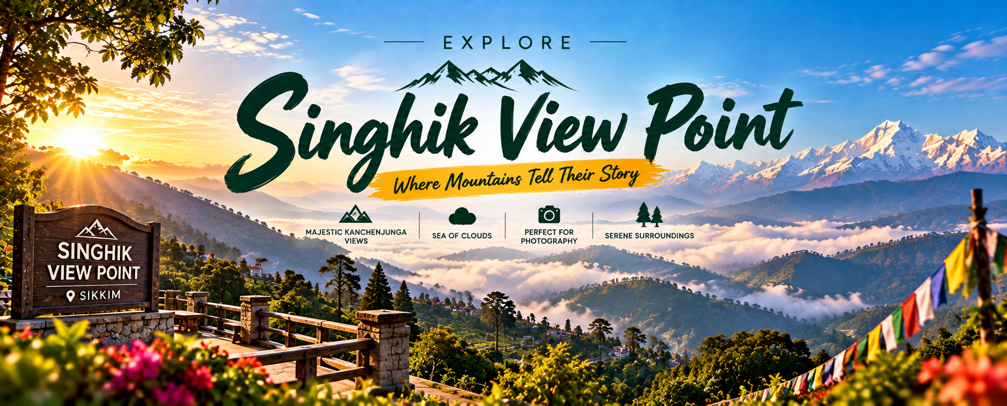 Singhik View Point Mt Kanchenjunga North Sikkim