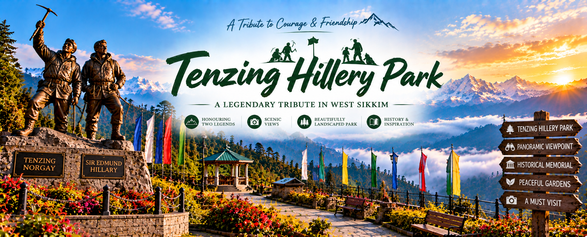 Tenzing Hillary Memorial Park Uttarey West Sikkim