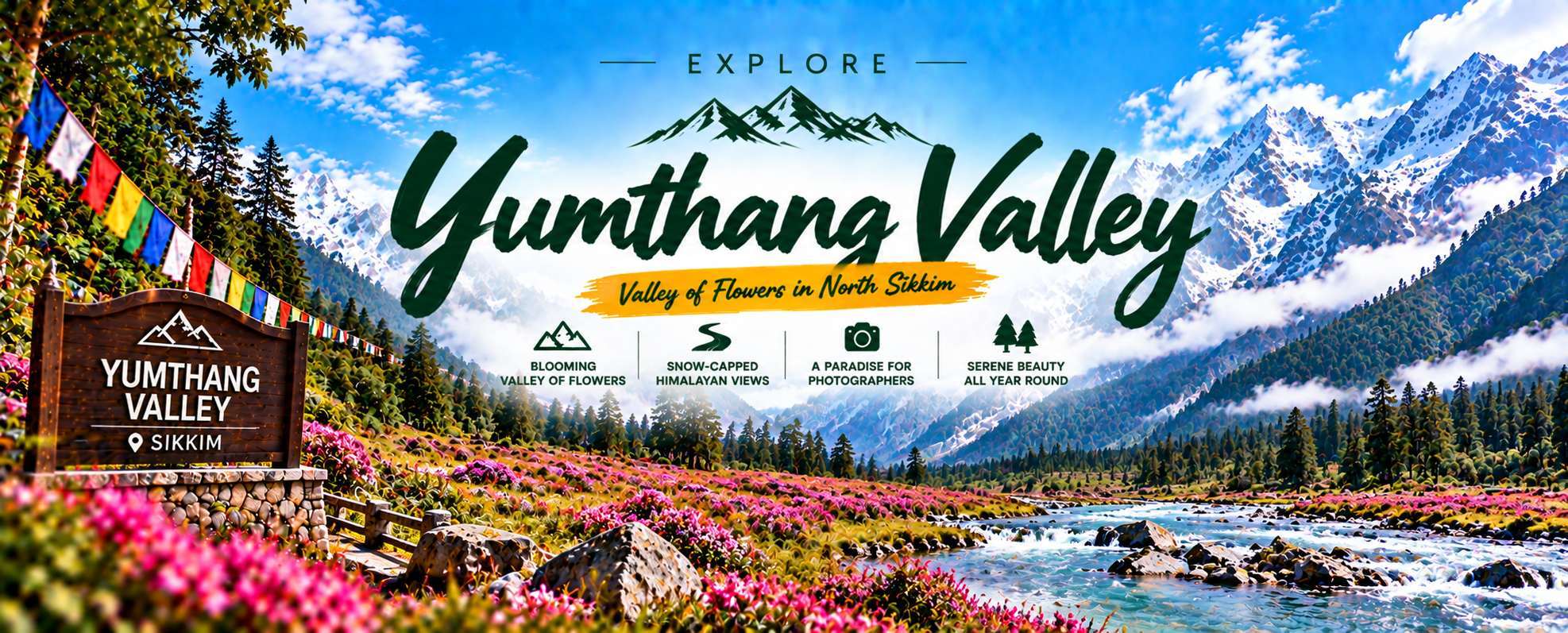 Yumthang Valley of Flowers North Sikkim